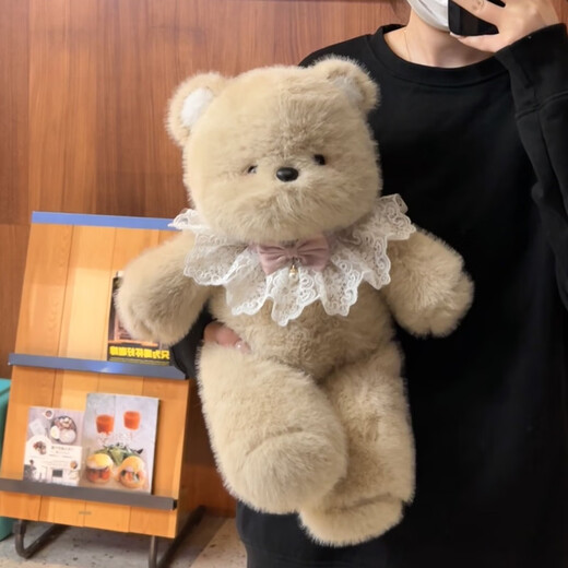 迪士尼（Disney）官方店旗舰会跑步的小熊动物系列玩偶娃娃公仔毛绒玩具抱枕生日礼 【官方】跑跑小熊+黄色格子围巾 45cm