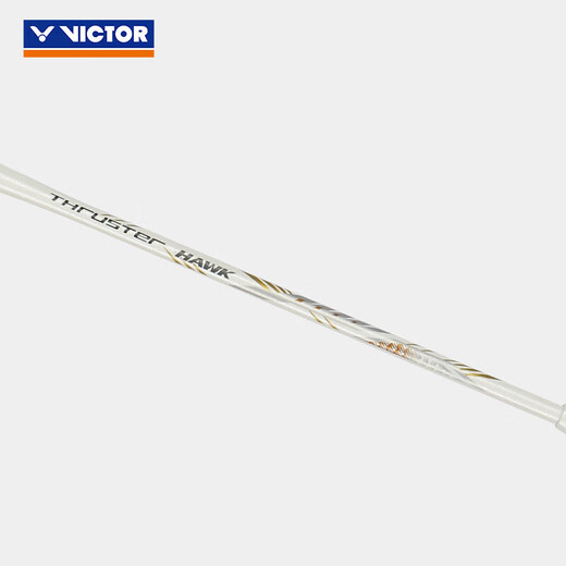 VICTOR Victor badminton racket carbon fiber single shot Falcon TK-HAWK white 5U threaded 24 pounds with hand glue