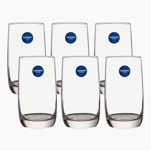 MARTIGUES GLASS Tasse Haushaltswasser Tasse Tee Tasse Juice Tasse Milch Tasse Trinkwasser Tasse Getränk Tasse 6 Set 6 Stücke 290 ml High-End 13790 Ausfall