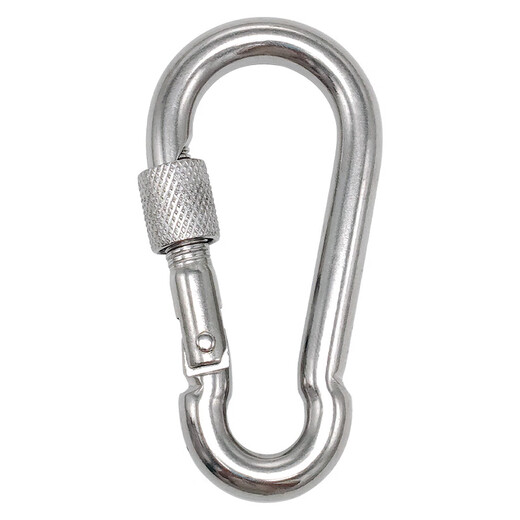 Baige safety hook outdoor carabiner safety buckle quick connection ring with female connection buckle safety buckle 7cm spring buckle 2 pieces CW557129