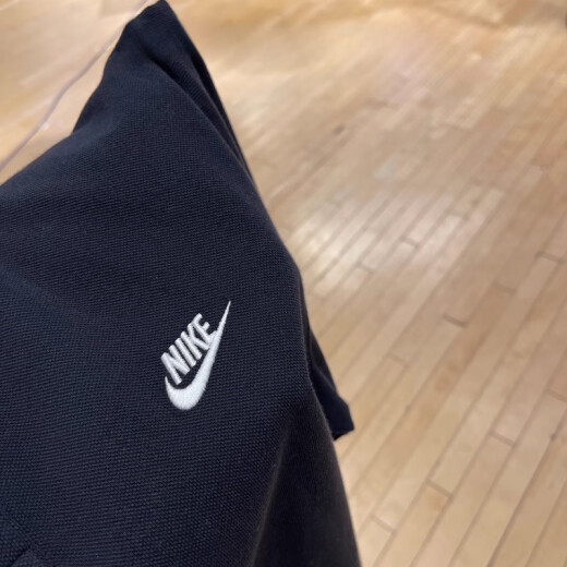 耐克（NIKE）男子POLO衫针织短袖25年夏季黑色半袖T恤FN3895-010 FN3895-010 S