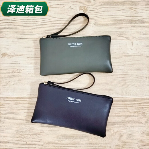 芸洛手拿包女潮流百搭软皮钱包女款手机包时尚简约女士小包轻便手拿 红色经典美丽动人 XYA96-31