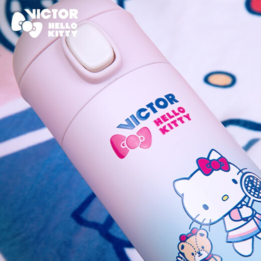 Hello Kitty Joint Water Cup Victory KT Kitty 380ML Insulation Water Kettle pg9905kt-im (Sakura Pink/Blue Blue 0ml
