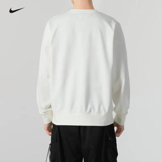 耐克（NIKE）正品男装卫衣2025新款运动休闲CLUB FT CREW跑步上衣健身套头衫 FN3889-133 S