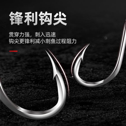 ZHANDUO Izu Iseni Fishhook No. 3-12 Bulk Barbed Box Fishing Crucian Carp Universal Mixed Set Fishing Gear Supplies Izu Boxed 100 Pieces in Bulk No. 3-12 Each Other