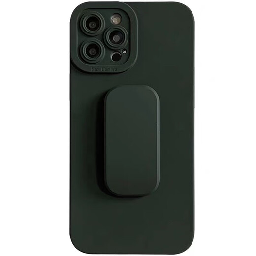 Oemgins Retro -Retro -Retro -Green für Mate70 Huawei P60 Mobiltelefonhülle Nova13117 Push and Pull -Halterung 10 Flüssiges Einschalen -Flüssig -Silikon Dunkelgrün anderer Mobiltelefonmodelle
