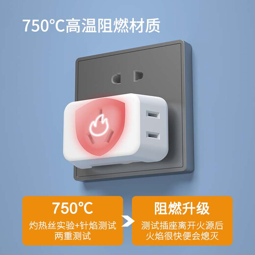 Philips (PHILIPS) New National Standard Socket Converter Dormitory Conversion Plug Extension Socket One Strip Socket Mini Strip Wireless One to Three