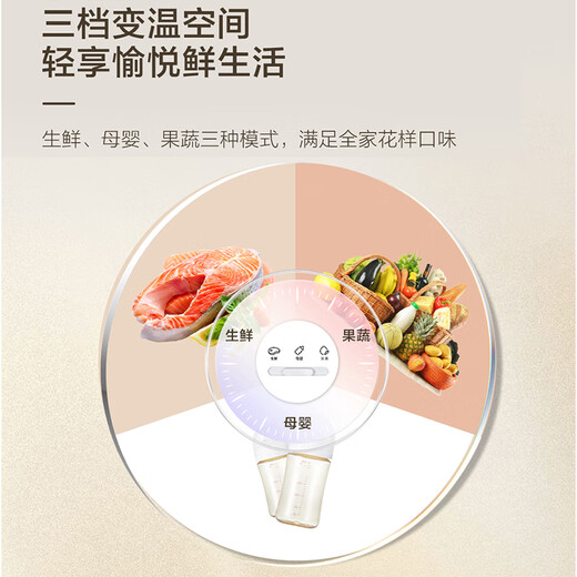 Haier refrigerator 488 liter cross-door refrigerator frost-free first-class energy efficiency 594MM ultra-thin and embedded inverter household large capacity Xiaohonghua series government subsidy 20% AI inverter technology + black gold purification + three-speed temperature change