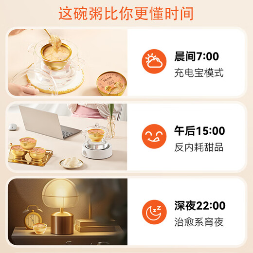 
Soaked bird's nest porridge instant bird's nest porridge breakfast cereal bowl bird's nest bowl without sugar fresh stewed bird's nest porridge instantly to replenish qi and blood Soy milk grain bird's nest porridge 258g*1 bowl