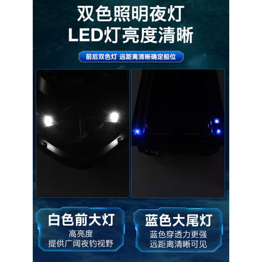 Jichuang's Nest Boat GPS Positionnement automatique Return Remote Remote Control Boat Fishing Crochet Long Through Pull Net High-Power Fish Detector New Double Warehouse / Silver Carp Fishing 24000 MAH Two