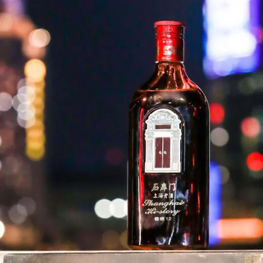 Shikumen Jinxiu 12 semi-dry Shanghai style rice wine 500ml single bottle Shanghai old wine high-end gift box