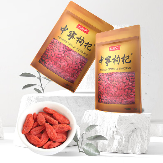Ningxia wolfberry red wolfberry first crop new arrival no-wash Zhongning wolfberry special grade 100g*1 bag