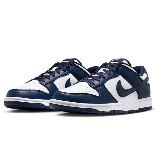 Nike NIKE men's casual sneakers DUNK New Year's gift sneakers HF5441-107 white/navy blue 42