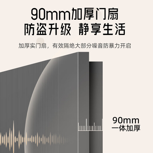 
WL Wangli Level 4 new anti-theft door household entrance door smart mother door single door main door P701 [2.0] fully automatic intelligent lock (P50Lite) single door 2150*1050/2250*950