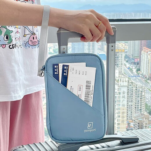 Passport y billetera Bolsa de almacenamiento en el extranjero Pasado de viaje portátil Pase de protección Caso de registro del hogar Cambio de tarjeta Grid/gran capacidad