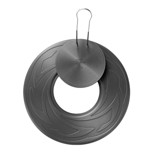 ASD (ASD) heat conduction plate, pot protection heat conduction pad, defrosting gas stove heat transfer sheet, fire insulation heating plate, anti-pot bottom burning black heat conduction sheet, upgraded version 26CM removable heat conduction plate