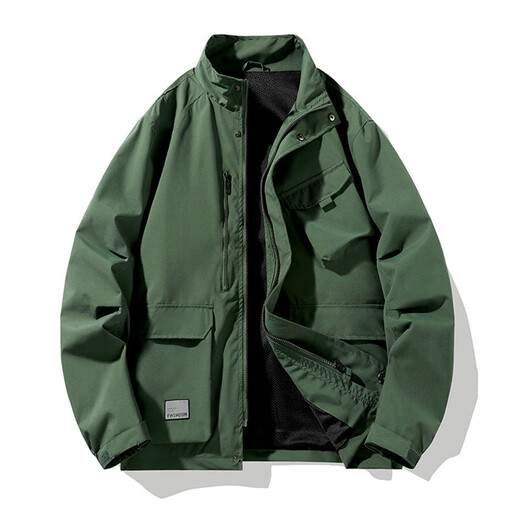 Olabonjo Ola Bomjoola 9906 Frühling und Herbst Vielseitige Trendy Sport Outdoor -Ladung Freizeitclip Brown L.