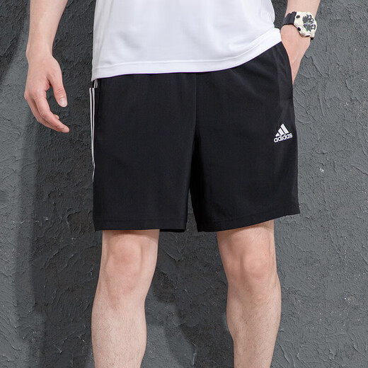 Pantalones de hombres adidas pantalones para hombres nuevos pantalones calientes de tres zorras, pantalones de playa al aire libre, pantalones deportivos de cinco puntos IC1484 xs