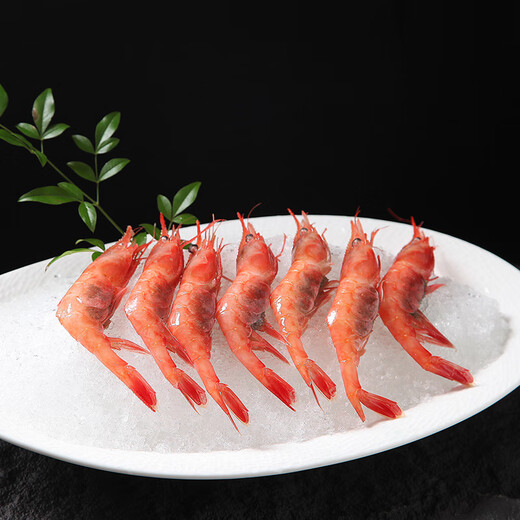Fresh Beijing imported Greenland Arctic sweet shrimp, net weight 2Jin Jin is equal to 0.5 kg, 90-150 pieces, raw sweet shrimp for New Year's Eve dinner