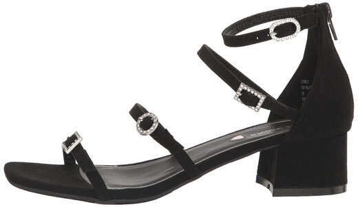 Steve Madden Girls Tarly, Black Black 4 Big Kid