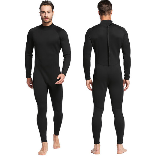 Shantou Lincun 2mm neoprene one-piece wetsuit surfing suit cold-proof diving swimsuit outdoor beach wetsuit MY056 Men's S