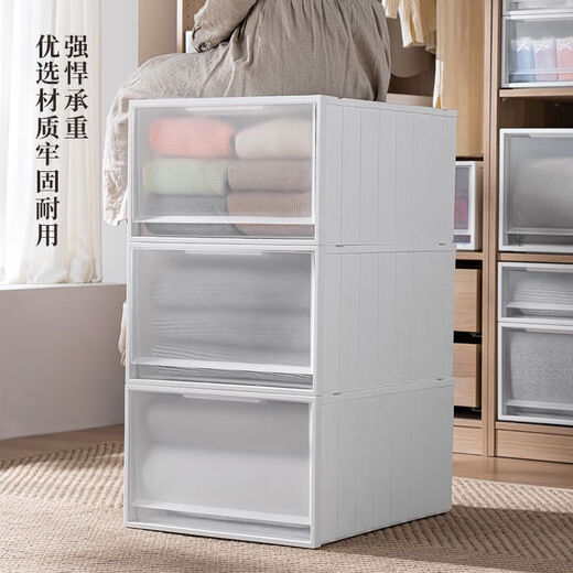 
Danube Dream Storage Box Drawer Plastic Household Clothes Wardrobe Storage Box Storage Box Transparent Organizing Box 9226 Deep 38 Width 30 Height 19 One-pack Price 365 days/Ten Years Warranty/Damage