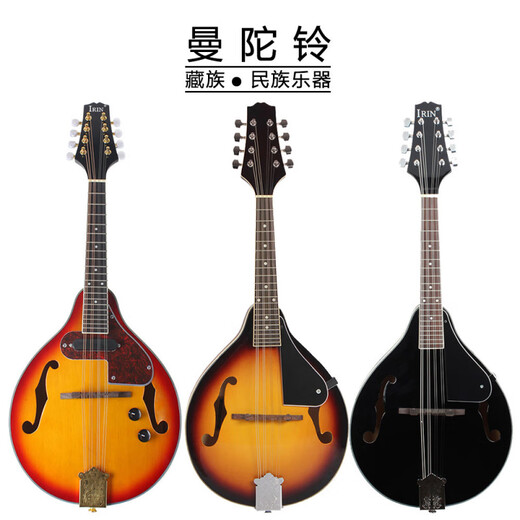 
Swan (SWAN) Western musical instrument eight-string mandolin electroacoustic mandolin guitar ethnic instrument Tibetan mandolin electroacoustic deep brown shine sabili material