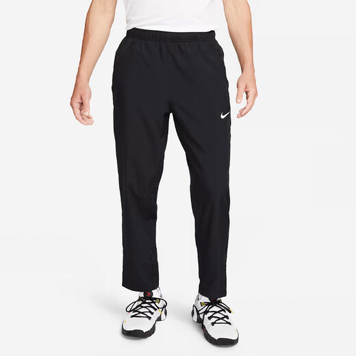 耐克（NIKE）男运动裤 春秋梭织锥形休闲裤 轻便透气 FB7491-010 黑 L 
