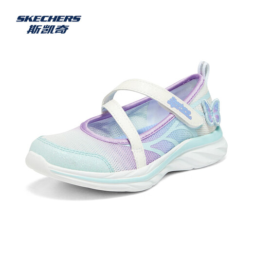 Skechers Girls Mary Jane Sandals 302563L White/Multicolor/WMLT 27.5