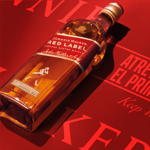 尊尼获加（JOHNNIE WALKER） 金方/蓝牌/红牌 洋酒 调和型威士忌 尊尼获加红牌 1000mL 2瓶 裸瓶有码