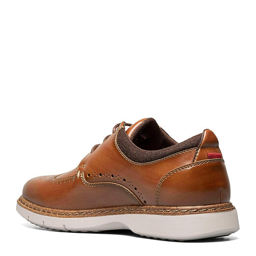 Stacy AdamsSTACY ADAMS Boys Synergy Wingtip Lace Oxfords, Cognac Cognac 4 Big Kid