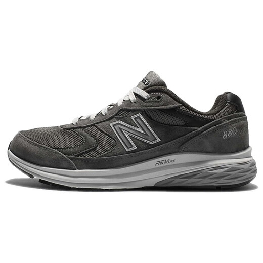 NEW BALANCE880 Serie Retro vielseitige stoßdämpfende, rutschfeste, verschleißfeste Low-Top-Laufschuhe für Herren, dunkelgrau, 2E W 2E, Breite 40,5