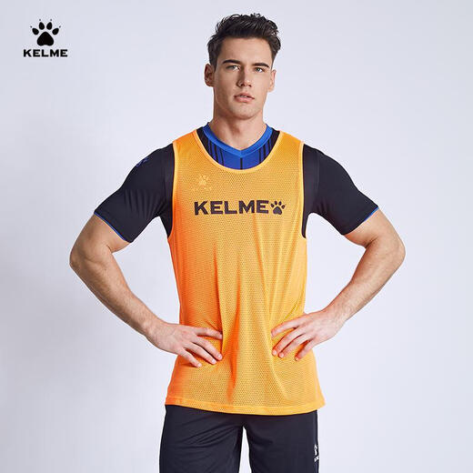 Kelme (Kelme) Entrenamiento de fútbol Agrupación transpirable Chaleco sin mangas de baloncesto para adultos Sports Vest White and Black (M)