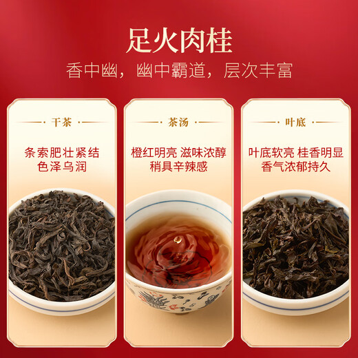 Seawall (SEA DYKE) Chinese Tea Oolong Tea Legend Series Wuyi Rock Tea Cinnamon Special 125g Medium Foot Fire Canned Food Tea Leaves