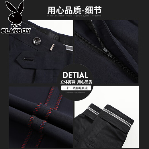 花花公子高档桑蚕丝免烫西裤男夏季垂感薄款男士休闲裤中老年爸爸西装裤子 LD6621#富贵灰 30 腰围2尺3