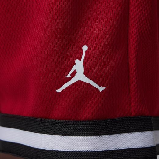 Nike (Nike) Jordan-offizielles Nike Jordan Boys Playoffs T-Shirt und Mesh Shorts Anzug Summer II2533 687 Fitness Red 130 L