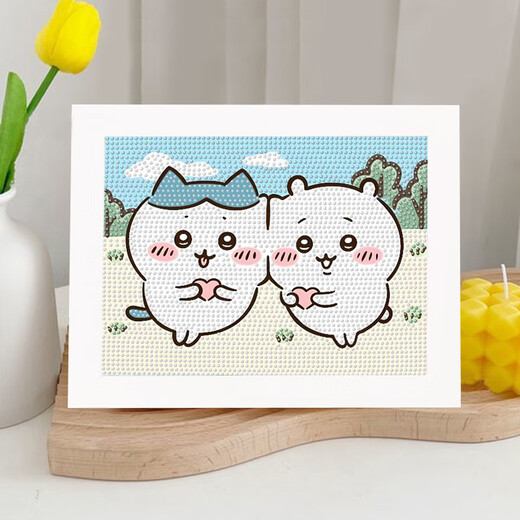 Jiyi Xiaoba Diamond Sticker Handmade Diy Makeup Children's Cute Framed Birthday Gift Toy MFK679+ No Framed