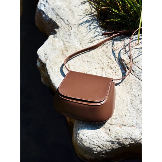 ANYSMIC luxury brand bag women's chestnut bag women's genuine leather 2025 summer new style fashionable shoulder crossbody bag off-white 21*7*16