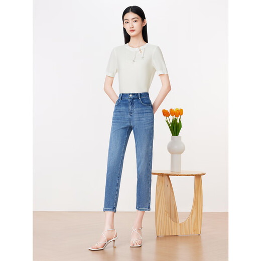 Jiuzi (Juzui) Centro comercial de compras mismo Holiday Casual Style Hot Diamond Blue Style Summer Style JWDX12107 Light Blue S