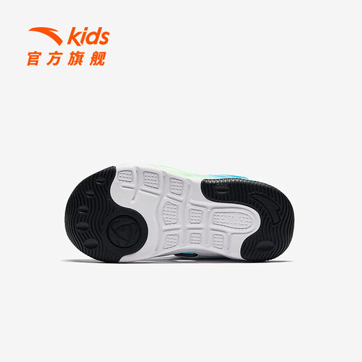 Anta children's sandals, men's and women's shoes, 2026 summer new jellyfish knob outdoor toe-toe beach shoes, boys, Anta white/black 9970H-2 33, shoe inner length 20.5cm
