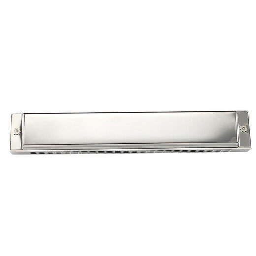 Tongbao REST SYMS STUDIENT MODIFIZIERTE METALL ZEHREN 24-LOCHE POLYPHONIC MARHONICA 6624 Anfänger mit Standard Silber Zither