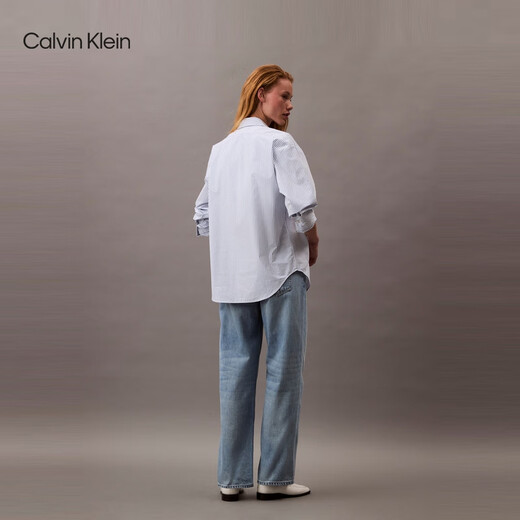 Calvin KleinJeans【凉感】【复刻90系列】25春夏女ck复古直筒牛仔裤47AB719
