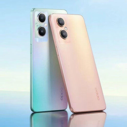OPPOA96 Teléfono móvil 5G Smart Android Teléfono móvil Snapdragon 695 Juego Foto de estudiante Long Living Living Backup 9.8 Nuevo Apricot Powder Warm Sun 90% NUEVO X 8GB+256 GB Código único