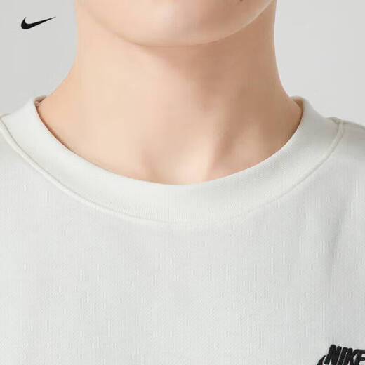 耐克（NIKE）正品男装卫衣2025新款运动休闲CLUB FT CREW跑步上衣健身套头衫 FN3889-133 S
