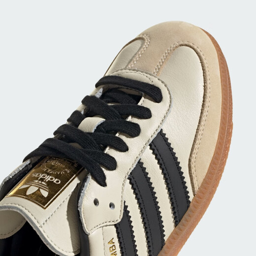 Adidas clover series SAMBA OG W women's casual shoes ID0478 off-white/light khaki 37