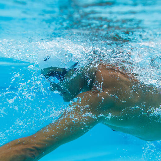 Decathlon new product swimming silicone swimming cap for men and women waterproof and comfortable adult swimming equipment-5448304