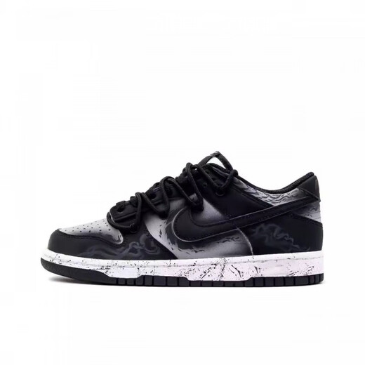 耐克（NIKE）球鞋定制 Dunk金蟒闻鸣暗黑低帮板鞋男女同款黑金 不退不换 DD1391-100(Team52-山舞银蛇S-B 43