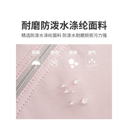 Zhexiang Japanische ID-Aufbewahrungsbeutel tragbarer multifunktionaler Reisepasskartenbeutel wasserdichte Flugticketclip-Schicht-ID-Beutel Sortierender Tragbarer ID-Beutel [Pink-Large] [RFID