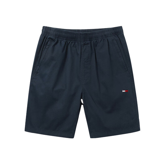 Tommybull American Tommy Tommy New Summer Men's Casual Shorts Cotton Sports Pantals Place Loose plage Pantalon à cinq points 9224 Bleu foncé + 9224 Bleu foncé 2-Plate M (recommandé 100-120 Jin [Jin est égal à 0,5 kg]))
