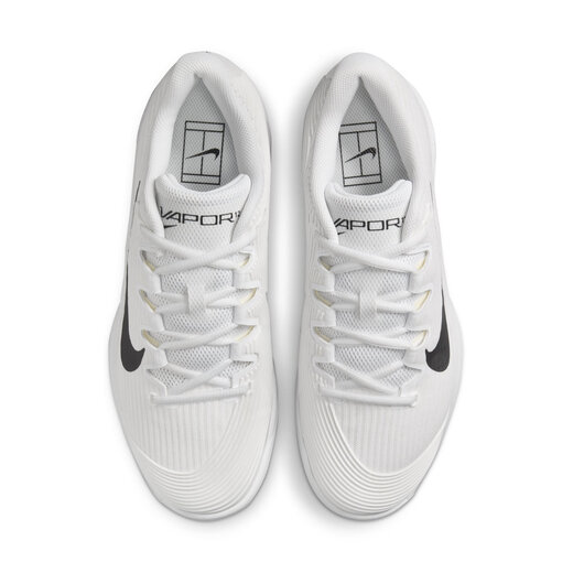Nike (Nike) Zheng Qinwens Dampf 12 Frauen -Tennisschuhe für den Herbst Atmungsaktiven leichten Polster Fv5554 100 Weiß/Schwarz/Peak Weiß 37,5